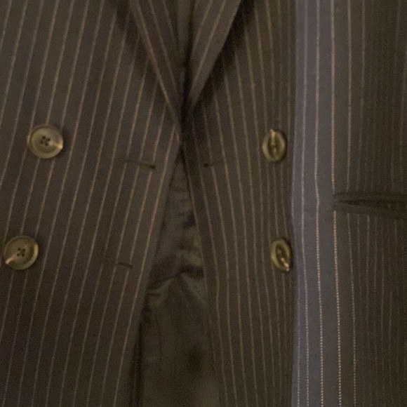 Mango pinstripe double breasted blazer size M. Fits boxy. - Picture 4 of 4